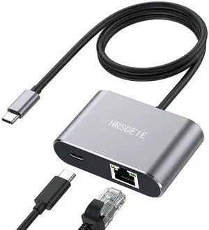USB C Gigabit Ethernet Adapter with 60W Charging Port, 1000 Mbps Ethernet to Type C,Thunderbolt 3 to RJ45 LAN Network Adapter with Power Delivery for MacBook Pro,Mac,Chromecast Google TV,iPad Air,Dell USB C Gigabit Ethernet Adapter with 60W Charging Port, 1000 Mbps Ethernet to Type C,Thunderbolt 3 to RJ45 LAN Network Adapter with Power Delivery for MacBook Pro,Mac,Chromecast Google TV,iPad Air,Dell