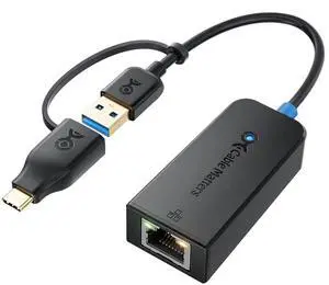 Cable Matters USB C to 2.5 Gigabit Ethernet Adapter, USB to 2.5 Gb Ethernet Adapter, NOT Compatible with M2 Macs, USBA/USBC to RJ45 for 2500Mbps, Compatible with Thunderbolt 4 / USB4 Cable Matters USB C to 2.5 Gigabit Ethernet Adapter, USB to 2.5 Gb Ethernet Adapter, NOT Compatible with M2 Macs, USBA/USBC to RJ45 for 2500Mbps, Compatible with Thunderbolt 4 / USB4