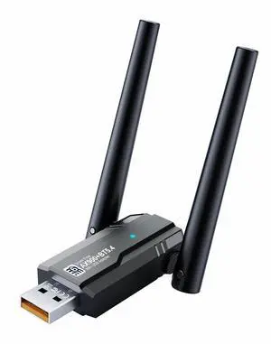 DragoBud USB WiFi 6 Adapter Bluetooth 5.4, AX900M Dual Band 5/2.4Ghz,Wireless Network External Receiver for Laptop/PC/Desktopwith 5dBi Antenna Compatible with Windows 7/10/11,Black DragoBud USB WiFi 6 Adapter Bluetooth 5.4, AX900M Dual Band 5/2.4Ghz,Wireless Network External Receiver for Laptop/PC/Desktopwith 5dBi Antenna Compatible with Windows 7/10/11,Black