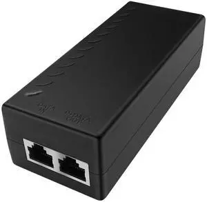 30W Gigabit PoE Injector Adapter, 30W,10/100/1000Mbps RJ-45, IEEE 802.3af / 802.3at Compliant, up to 100 Meters (325 Feet), POE30