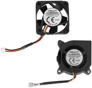 K1 SE Extruder Fans, K1C DC 24V 4020 Blower Fan and 3010 Axial Cooling Fan Extruder Hotend Heat Sink Fan for Creality K1/K1C/K1 MAX 3D Printer Accessories Replacement (2 Pack)