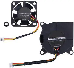 Extruder Fan Kit - 2PCS Hotend Cooling Replacement: 24V 3010 Axial & 4020 Blower Brushless Fans High Airflow Dual Ball Bearing Fan for K1- K1C 3D Printer Hot End Heat Sink
