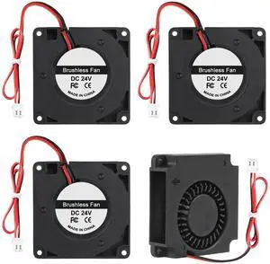 4pcs 40mm Blower Fan 24V, Ender 3 Fan Upgrade 24 Volt Fans Blower 4010 Dual Ball Bearing for Hotend Extruder Heatsinks Makerbot MK7 MK8 CPU Chip Arduino Creality Ender 3 Ender 3 Pro (24V)