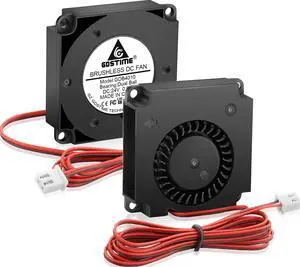 40mm x 10mm 4010 Blower Fan 24V Dual Ball Bearing, Ender 3 Upgrade 24 Volt DC Brushless Hotend Part Cooling Fan 2 Pin with 3.3 FT Wires for Ender 3 V3 KE Ender 5 Pro CR-6 SE 3D Printer, 2-Pack