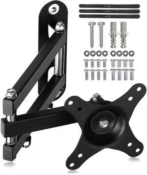 TV Wall Mount Swivel Tilt Rotation Full Motion Adjustable Articulating for Most 15-32 inch LED, LCD Monitor Wall Mount VESA 75,100 (MA2720)