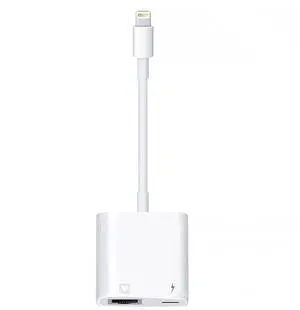 Lightning to RJ45 Ethernet LAN Network Adapter with Charge Port for Select iPhone,iPad Models 100Mbps Charging Plug and Play