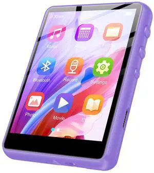 128GB MP3 Player - Music Player with Bluetooth 5.4, 2.4" Portable HiFi MP3 Player with FM Radio, HD Speaker, E-Book,Voice Recorder, Walkman Digital Music Player Earphones Included