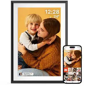 Digital Picture Frame 10.1 inch, Frameo Digital Photo Frame, WiFi Electronic Frame with 32GB Storage, 1280x800 HD IPS Touch Screen, Auto-Rotate, Slideshow, Share Photos/Videos Instantly Digital Picture Frame 10.1 inch, Frameo Digital Photo Frame, WiFi Electronic Frame with 32GB Storage, 1280x800 HD IPS Touch Screen, Auto-Rotate, Slideshow, Share Photos/Videos Instantly