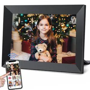 10.1 Inch WiFi Digital Picture Frame with 32GB Storage,1280 * 800P IPS HD Touch Screen,Send Photos/Videos from Your Phone Anywhere, Photo Gifts for Parents and Grandparents