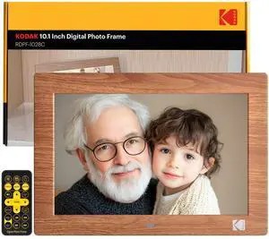 10.1 inch Digital Photo Frame, NO WiFi with Remote Control Digital Picture Frame, 1280 * 800 HD IPS Screen, Automatic On/Off