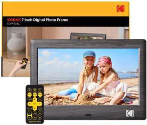7 Inch Wood Digital Picture Frame with Remote Control, 1024x600 IPS Screen HD Display Digital Photo Frame, USB or SD Card Required, Auto-Rotate, Supports Photo/Video/Music/Calendar/Slideshow 7 Inch Wood Digital Picture Frame with Remote Control, 1024x600 IPS Screen HD Display Digital Photo Frame, USB or SD Card Required, Auto-Rotate, Supports Photo/Video/Music/Calendar/Slideshow