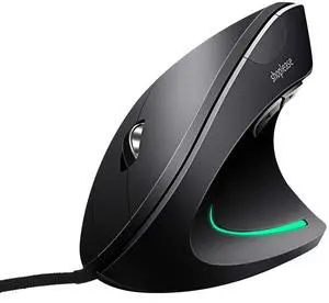 Wired Vertical Mouse, Optical Ergonomic Mouse with 4 Adjustable 800/1200/2000/3200, 5 Buttons USB Computer Mouse, Better for Large and Medium Sized Hands Wired Vertical Mouse, Optical Ergonomic Mouse with 4 Adjustable 800/1200/2000/3200, 5 Buttons USB Computer Mouse, Better for Large and Medium Sized Hands