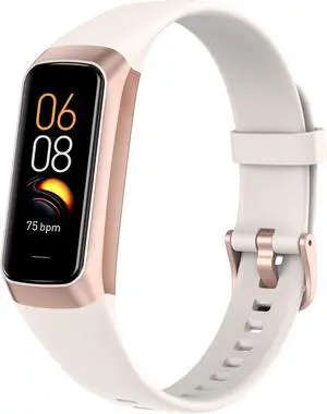 Fitness Tracker with Heart Rate/Blood Oxygen/Sleep Monitor, 20+ Sports Modes Smart Watches for Women/Men, Activity & Step Tracker Smart Watch for Android/iOS Phones (White)