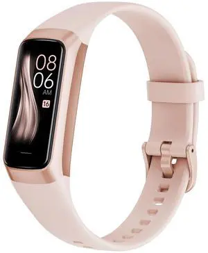 Fitness Tracker with Heart Rate/Blood Oxygen/Sleep Monitor, 20+ Sports Modes Smart Watches for Women/Men, Activity & Step Tracker Smart Watch for Android/iOS Phones (Rose Pink)