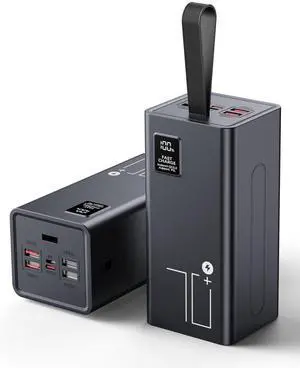 Portable Charger 70000mAh Power Bank Fast Charging, External Battery Pack High Capacity, 30W USB C Battery Bank PD&QC 3.0,5 Output 2 Input, LED Display Powerbank for iphone Tablet Camping Travel