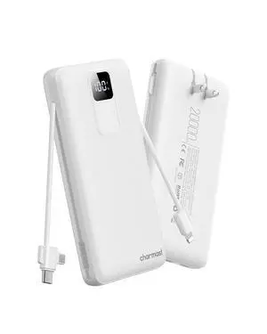 20000mAh Portable Charger with Built-in Cables & Wall Plug, 20W USB C Power Bank, Fast Charging Battery Pack Travel Essentials Compatible with iPhone 16/15/14 Series, Samsung, Google, iPad 20000mAh Portable Charger with Built-in Cables & Wall Plug, 20W USB C Power Bank, Fast Charging Battery Pack Travel Essentials Compatible with iPhone 16/15/14 Series, Samsung, Google, iPad