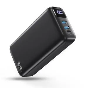 50000mAh Portable Charger Power Bank,22.5W Fast Charging Portable Phone Charge USB-C PQ3.0 QC4.0,LED Display, Battery Pack for iPhone 17/16/15 Pro Samsung Google, for Travel Camping Essential