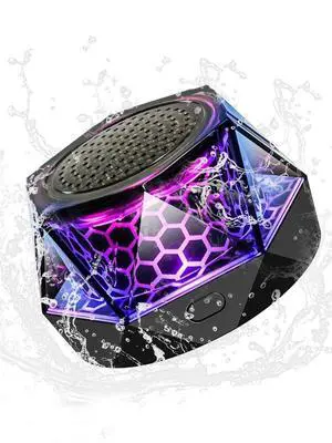 Bluetooth Speaker,portable bluetooth speakers with Lights,Enhanced Bass, IPX7 Waterproof,Bluetooth 5.3, 24H Playtime,Outdoor Speaker,speakers bluetooth wireless for Party,Travel,Biking,Gift Ideas
