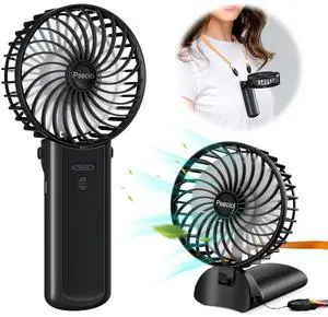 Handheld Fan, Mini Portable Personal Fan with lanyard, 4 Speeds Level 180° Foldable Design for Desk/Travel/Office/Outdoor Handheld Fan, Mini Portable Personal Fan with lanyard, 4 Speeds Level 180° Foldable Design for Desk/Travel/Office/Outdoor