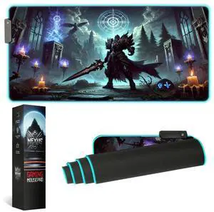 Gaming Mouse Pad - Desk Mat Gaming Mouse Pad , Medium Extra Large Extended Big Long Huge XL XXL and XXXL RGB LED Light Mousepad For a Computer , PC Mats Mousepads Frozen Warlord Gaming Mouse Pad - Desk Mat Gaming Mouse Pad , Medium Extra Large Extended Big Long Huge XL XXL and XXXL RGB LED Light Mousepad For a Computer , PC Mats Mousepads Frozen Warlord
