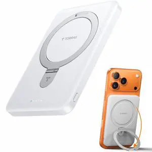 0.45" Slim Magnetic Portable Charger Power Bank for iPhone, 5000mAh 22.5W PD Fast Charging Wireless Battery Pack Compatible with Magsafe, iPhone Air,Pro,Pro Max,17,16,15,14,13,12, White 0.45" Slim Magnetic Portable Charger Power Bank for iPhone, 5000mAh 22.5W PD Fast Charging Wireless Battery Pack Compatible with Magsafe, iPhone Air,Pro,Pro Max,17,16,15,14,13,12, White