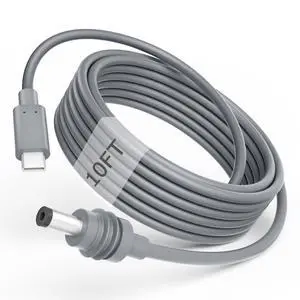 Starlink Mini Cable 10FT Starlink Mini USB C to DC Power Cable 18AWG PD 100W Input USB Type C to Barrel Power Cord 5.5 * 2.1mm Compatible with Power Bank 100W+ PD Source Waterproof Gray 10FT/3M Starlink Mini Cable 10FT Starlink Mini USB C to DC Power Cable 18AWG PD 100W Input USB Type C to Barrel Power Cord 5.5 * 2.1mm Compatible with Power Bank 100W+ PD Source Waterproof Gray 10FT/3M
