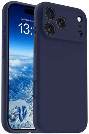 Magnetic for iPhone 17 Pro Max Case,Compatible with Magsafe,Classic Liquid Silicone Mobile Phone Case,Integrated Camera Control Button,Anti-Scratch Microfiber Lining, Midnight Blue Magnetic for iPhone 17 Pro Max Case,Compatible with Magsafe,Classic Liquid Silicone Mobile Phone Case,Integrated Camera Control Button,Anti-Scratch Microfiber Lining, Midnight Blue