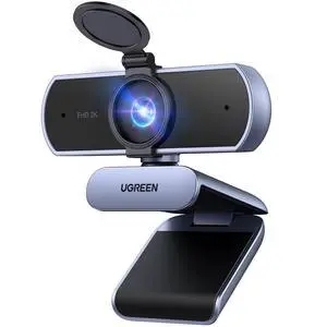 2K Webcam for PC Ultra HD 1080P Computer Webcam with Microphone, PC Camera with Privacy Cover, USB Web Camera for Streaming, Conference, Video Calling, Zoom, Skype, Teams, FaceTime, Grey 2K Webcam for PC Ultra HD 1080P Computer Webcam with Microphone, PC Camera with Privacy Cover, USB Web Camera for Streaming, Conference, Video Calling, Zoom, Skype, Teams, FaceTime, Grey
