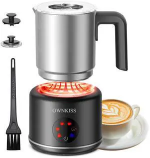 Milk Frother, 6-in-1 Electric Milk Frother and Steamer, 16.9oz/500ml Automatic Warm and Cold Foam Maker and Milk Warmer for Latte,Coffee,Cappuccinos,Macchiato(Stainless Steel) Milk Frother, 6-in-1 Electric Milk Frother and Steamer, 16.9oz/500ml Automatic Warm and Cold Foam Maker and Milk Warmer for Latte,Coffee,Cappuccinos,Macchiato(Stainless Steel)