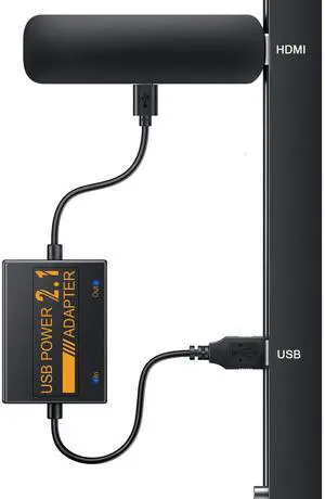 USB Power Cable Adapter for Fire TV Stick, Powers Streaming TV Sticks Directly from TV's USB Port, 5V/2.1A for FireStick 4K/4K Max, Eliminates AC Adapter Dependency and Declutters Wires USB Power Cable Adapter for Fire TV Stick, Powers Streaming TV Sticks Directly from TV's USB Port, 5V/2.1A for FireStick 4K/4K Max, Eliminates AC Adapter Dependency and Declutters Wires
