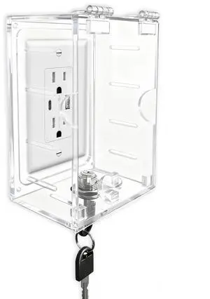 Smart Home Switch Cover,Baby Proof Light Outlet Covers,Wall Plug Box,Kids Electrical Protector Box Fits Outlet 4.95" H X 3.35" W X 2.56" D or Smaller Smart Home Switch Cover,Baby Proof Light Outlet Covers,Wall Plug Box,Kids Electrical Protector Box Fits Outlet 4.95" H X 3.35" W X 2.56" D or Smaller
