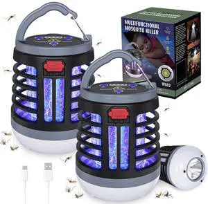 3 in 1 Indoor Bug Outdoor Mosquito Zapper, USB Rechargeable Mosquito Killer 3 in 1 Indoor Bug Outdoor Mosquito Zapper, USB Rechargeable Mosquito Killer