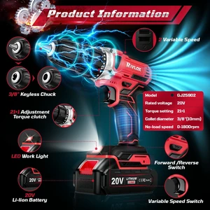 20V Cordless Drill Set,Electric Power Drill Cordless,Power Drill Drivers Electric Screwdriver - 2.0Ah Batteries, 30Nm21+1 Torque,2 Speed,34pcs Acessories,Built-in LED,Kit for Home,Red 20V Cordless Drill Set,Electric Power Drill Cordless,Power Drill Drivers Electric Screwdriver - 2.0Ah Batteries, 30Nm21+1 Torque,2 Speed,34pcs Acessories,Built-in LED,Kit for Home,Red