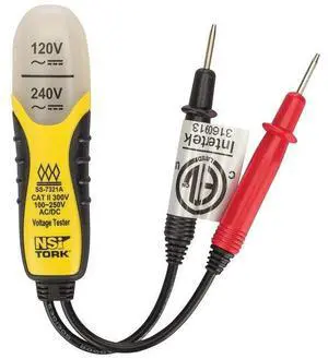 Industries TES-2 Voltage Tester, 120 or 240 VAC, Neon Industries TES-2 Voltage Tester, 120 or 240 VAC, Neon