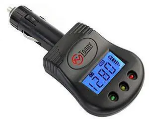 12V Plug in Car Battery and Charging System Tester, Test Car Power Condition & Alternator Charging(LCD Display Car Battery Monitor Voltmeter) 12V Plug in Car Battery and Charging System Tester, Test Car Power Condition & Alternator Charging(LCD Display Car Battery Monitor Voltmeter)