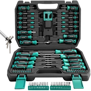 Screwdriver Set Precision 90pcs, S2 Alloy Steel Small Screwdriver Set, Torx Screwdriver Sets with Sturdy Tool Box, Includes Slotted Phillips Torx Tool Kit Screwdriver Set Precision 90pcs, S2 Alloy Steel Small Screwdriver Set, Torx Screwdriver Sets with Sturdy Tool Box, Includes Slotted Phillips Torx Tool Kit