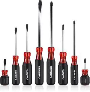 ARROW 8 PCS S2 Steel Screwdriver Set with Magnetic Phillips, Flathead Tips ARROW 8 PCS S2 Steel Screwdriver Set with Magnetic Phillips, Flathead Tips