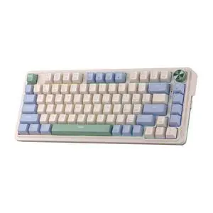 K673 PRO 75% Wireless Gasket RGB Gaming Keyboard, 3-Modes 81 Keys Compact Mechanical Keyboard w/Hot-Swap Socket, Dedicated Knob Control & Sound Absorbing Pads, Linear Red Switch K673 PRO 75% Wireless Gasket RGB Gaming Keyboard, 3-Modes 81 Keys Compact Mechanical Keyboard w/Hot-Swap Socket, Dedicated Knob Control & Sound Absorbing Pads, Linear Red Switch