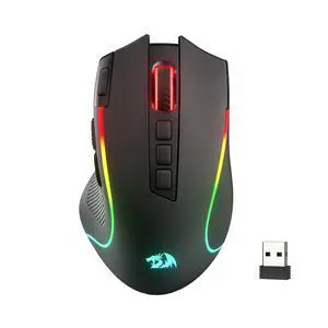 M612 PRO RGB Gaming Mouse, 8000 DPI Wired/Wireless Optical Mouse with 9 Programmable Buttons & 7 Backlit Modes, BT & 2.4G Wireless, Software Supports DIY Keybinds Rapid Fire Button M612 PRO RGB Gaming Mouse, 8000 DPI Wired/Wireless Optical Mouse with 9 Programmable Buttons & 7 Backlit Modes, BT & 2.4G Wireless, Software Supports DIY Keybinds Rapid Fire Button