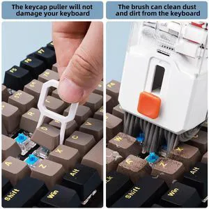 Keyboard Cleaner & Laptop Cleaning Kit, All-in-1 for Computer PC | Electronics Deep Cleaning Reusable Brush Tool, Screen-Safe Spray, for iPhone iPad Macbook Airpod Camera, Gaming Accessories Keyboard Cleaner & Laptop Cleaning Kit, All-in-1 for Computer PC | Electronics Deep Cleaning Reusable Brush Tool, Screen-Safe Spray, for iPhone iPad Macbook Airpod Camera, Gaming Accessories