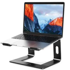 LS03 Aluminum Laptop Stand, Ergonomic Detachable Computer Stand, Notebook Riser, Laptop Mount Compatible with Air, Pro, Dell, HP, Lenovo More 10-15.6" Laptops, Black LS03 Aluminum Laptop Stand, Ergonomic Detachable Computer Stand, Notebook Riser, Laptop Mount Compatible with Air, Pro, Dell, HP, Lenovo More 10-15.6" Laptops, Black