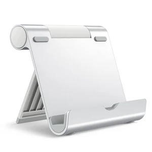 Foldable Tablet Stand for 4-11" Tablets and Phones, Silver | Adjustable Portable Desktop Holder, Foldable Dock for iPad/iPad Pro/Air/Mini, Galaxy Tab A8/A7 Lite/A7/S8/S7, Kindle, etc Foldable Tablet Stand for 4-11" Tablets and Phones, Silver | Adjustable Portable Desktop Holder, Foldable Dock for iPad/iPad Pro/Air/Mini, Galaxy Tab A8/A7 Lite/A7/S8/S7, Kindle, etc