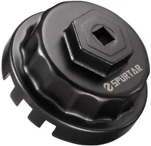 Oil Filter Wrench for Toyota Oil Filter Removal Tool 64mm 4 Slots | Cap Style for Lexus, Camry, 4 Runner, RAV4, Tundra, Tacoma, Highlander, Sienna, Sequoia, Avaion, Venza 2.5-5.7L Engine Oil Filter Wrench for Toyota Oil Filter Removal Tool 64mm 4 Slots | Cap Style for Lexus, Camry, 4 Runner, RAV4, Tundra, Tacoma, Highlander, Sienna, Sequoia, Avaion, Venza 2.5-5.7L Engine