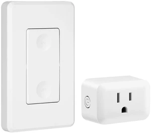 Remote Control Outlet Plug, 15A/1875W Wireless Light Switch 1 Remote & 1 Outlet, 100FT RF Signal, No Wiring Needed, 125V/60Hz, Ideal for Lamps, Lights, Household Appliances Remote Control Outlet Plug, 15A/1875W Wireless Light Switch 1 Remote & 1 Outlet, 100FT RF Signal, No Wiring Needed, 125V/60Hz, Ideal for Lamps, Lights, Household Appliances