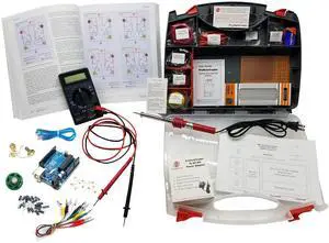 Make: Electronics 3rd Kit 1 & 2 Ultimate Bundle Includes Book & Deluxe Kits - Beginner Intermediate & Advanced Component Pack Follows The Experiments in Make: Electronics Third by Charles Platt