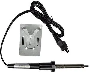 30 Watt Soldering Iron Replaceable Precision Tip 30w Fine Point Conical Electronics Circuit Repair Through Hole Printed Boards Prototyping 120V Plug Pencil Welder works with 60/40 and Solder 30 Watt Soldering Iron Replaceable Precision Tip 30w Fine Point Conical Electronics Circuit Repair Through Hole Printed Boards Prototyping 120V Plug Pencil Welder works with 60/40 and Solder