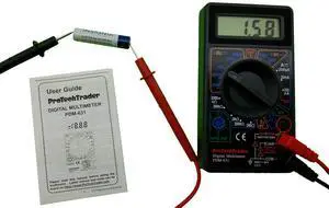 7 Function Digital Multimeter AC DC Voltage Resistance Current Transistor Diode Audible Continuity Buzzer and Square Wave Output