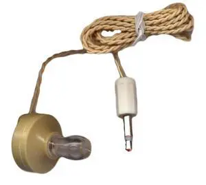 Piezo Electric Crystal Earphone Sensitive High Impedance Ceramic Ear Piece 3.5mm for Transistor Radio / Crystal Radios DIY Electronics Projects 1/8 inch Audio Jack Connector Wire Piezoelectric element