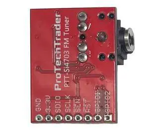 Si4703 FM Tuner Breakout Evaluation Development Board Radio Frequency Reciever Replaces SparkFun WRL-12938 V13, Arduino/Raspberry Pi AVR ARM Microcontroller in Make: Radio educational electronics book