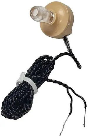 Piezoelectric Ear Phone High Impedance Ceramic Piezo Ear Piece for Crystal Radios - Upgraded Brass Diaphram with All Soldered Connections